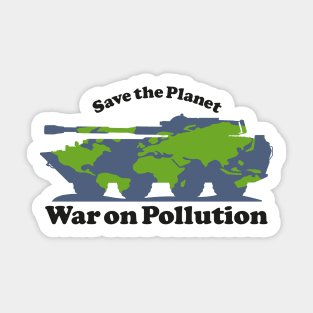 War on Pollution Sticker